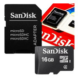 Cartão Memória Micro Sd 16gb Lacrado Original