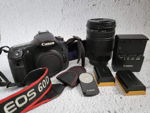  Canon Eos 60d Dslr + Lente Sigma 18-250mmf3.5-6.3 Hsm + Acc