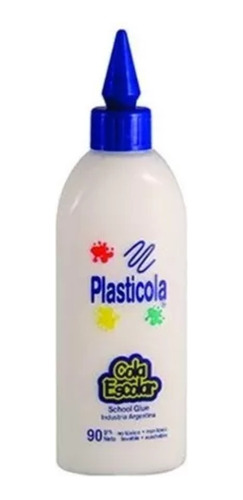 Adhesivo Vinílico Plasticola 90 Gr X3 Uni Pegamento Líquido 