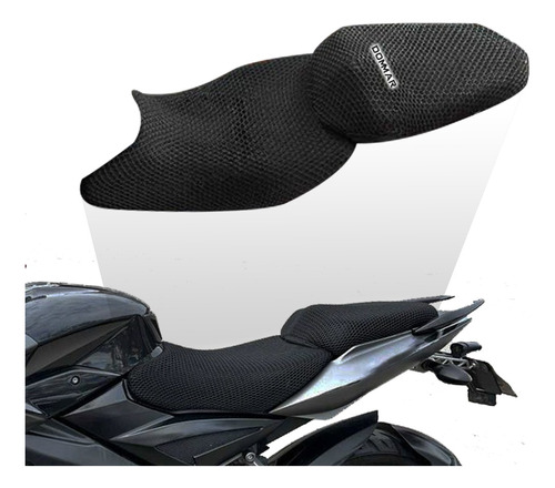 Funda Cubre Asiento Moto Pulsar As Ns 150 160 200 Malla Mesh