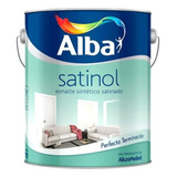 Esmalte Sintético Satinado Satinol Alba Blanco 4 Lts