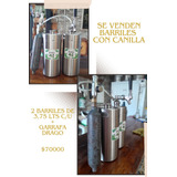 Barril Cerveza 3,75 Lts Con Canilla