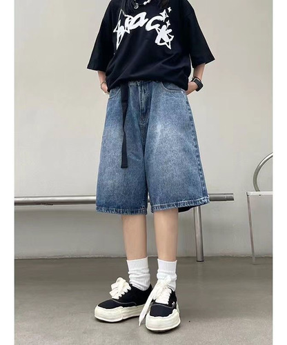 Pantalones Cortos De Mezclilla Para Mujer, Vintage, Coreano,