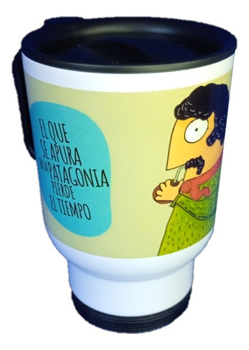 Mug Ilustración Frase Patagona Hombre