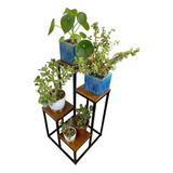 Porta Maceteros Metal Organizador Para Plantas. 