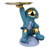 Figura De Astronauta De Poliresina Para Decoración De Estatu