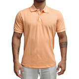 Camiseta Polo Manga Curta Casual Slim Piquet Ogochi