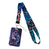 Porta Carnet Y Lanyard Venom Marvel Spiderman Gafete