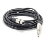 Cable Audio Adaptador Canon Xlr Hembra A Plug Balanceado 6mt