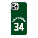 Capinha Giannis Antetokounmpo 34 Camisa Capa De Celular