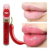 Lip Plump  Gloss Labial  Engrosador  Volumen Tonalidad Rojo 