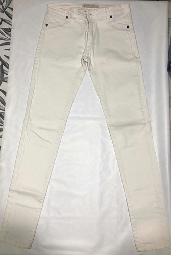 Pantalón Blanco, Marca Wanama Mujer Chupín  Talle 26 Usado