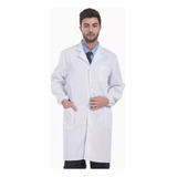 Uniforme Médico, Bata Larga Blanca, Uniforme De Laboratorio