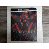 Blu Ray Steelbook 4k Ultra Hd V De Vingança  - Lacrado