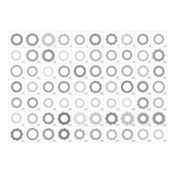 Vinilos Para Azulejo-mandalas-circulos-15x15cm Pack X 10 Uni