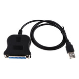 Cabo De Chumbo Do Adaptador Lpt Da Impressora Paralela Usb 2