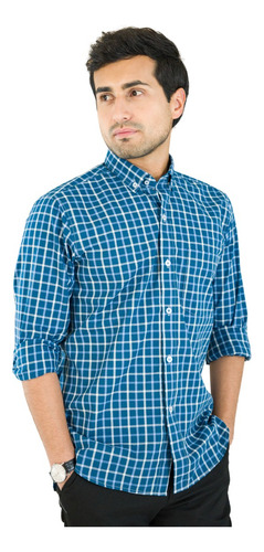 Camisa Cuadros Hombre Slim Fit - Vietnam