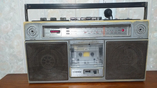 Radiograbador Ochentoso Marca Cosmic Unico Audio Vintage 