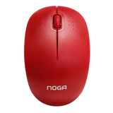 Mouse Inalámbrico Noga Ng-900u Rojo Nuevo