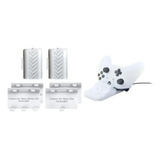 Base Dock Carregador Controle Xbox Series Sx +2 Bateria Bco