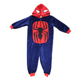 Pijama Spiderman Chicos Disfraz Enterito Mameluco Plush
