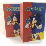 Bolsitas Golosineras Papel X 10 Sonic Personalizadas