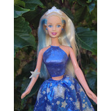 Barbie Fairy Muñeca Hada Cabello Azul 