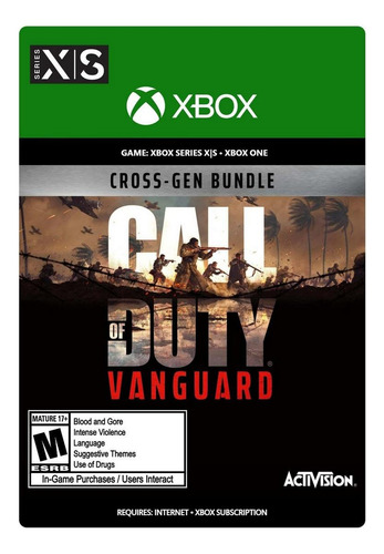 Call Of Duty: Vanguard-cross-gen Bundle Cod Arg - Xbox Arg 