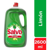 Detergente Líquido Salvo Limón 2.6 L Lavatrastes Oferta!