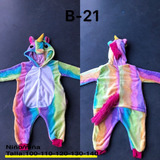 Pijama Y Disfraz Niñas Unicornio Kigurumi B81 B21 B34