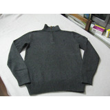 Sweater; Medio Cierre De Mujer Polo De Ralph Lauren Talla S