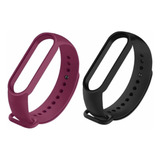 2 Mallas Para Xiaomi Mi Band 5 6 Correa Reloj Smart Watch 