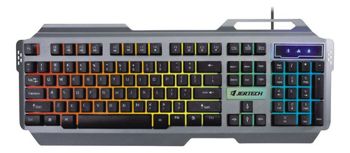 Teclado Gaming Base En Aluminio Retroiluminado Usb 2.0 K909