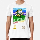 Remera Green Bay Packers (8-bit Videogames Cartridge) Algodo