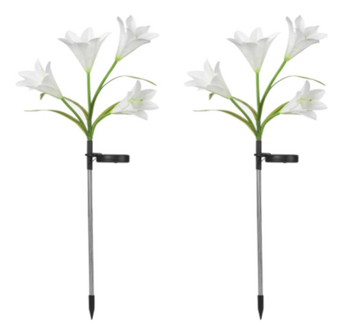 . Linterna Led Lily Con Sensor De Césped Para Exteriores, 2