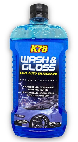 Shampoo Siliconado K78 Auto Autos Moto Maximo Brillo 600ml