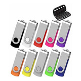 Memoria Usb Flash Drive Aretop De 32gb 10 Piezas -multicolor