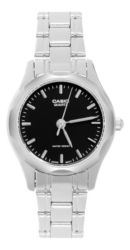 Reloj Mujer Casio Ltp-1275d Metalico Plateado Wr Agente Ofic