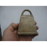 Antiguo Cencerro De Bronce Sin Badajo - 6,5 X 4,5 X 9 Alto 