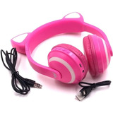 Fone Com Orelhas Para Criança Headphone Com Luzes Kpop Kid