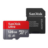 Memoria Micro Sd Sandisk 128gb Clase 10 4k / Nintendo Switch