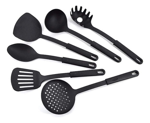 Cucharones Set Kit Juego Utensilios Cucharas Cocina 6 Pzs