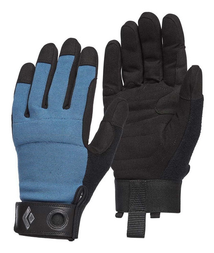 Guantes Crag Black Diamond Azul Piel Escalada Rapel Rescate