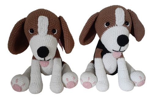 Muñeco Perro Beagle Amigurumi En Crochet