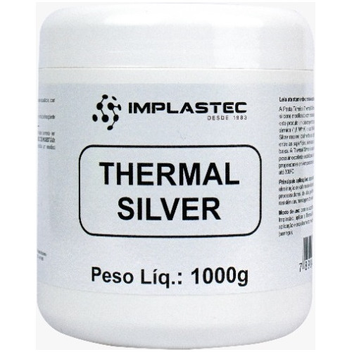 Pasta Térmica C/prata Thermal Silver Implastec Pote 1kg