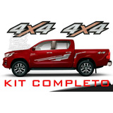 Calco Toyota Hilux 2016 / 2019 + 4x4 Kit Juego