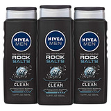 Nivea Men Sales De Roca Profunda Gel De Baño - Exfoliante De