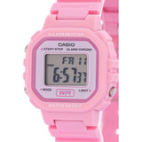 Reloj Casio Mujer La-20wh-4a1c Vintage Zona Obelisco Color De La Malla Rosa Claro Color Del Bisel Rosa Claro Color Del Fondo Rosa Pálido