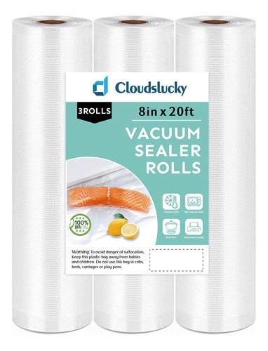 Cloudslucky Bolsas De Sellado Al Vacio Para Sellador Al Vaci