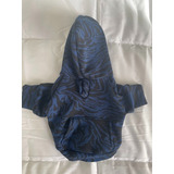 Buzo Hoodie Ropa De Perro Zebra Azul Talles Varios